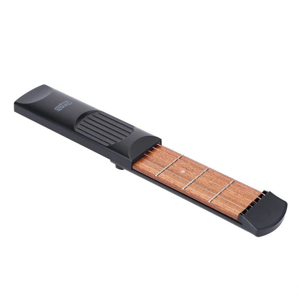 Pocket Guitar portable practice tool for beginners with 6 strings and 4 frets