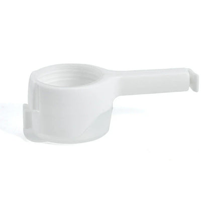 Premium food preservation clip with airtight seal and wide pouring spout to keep snacks fresh