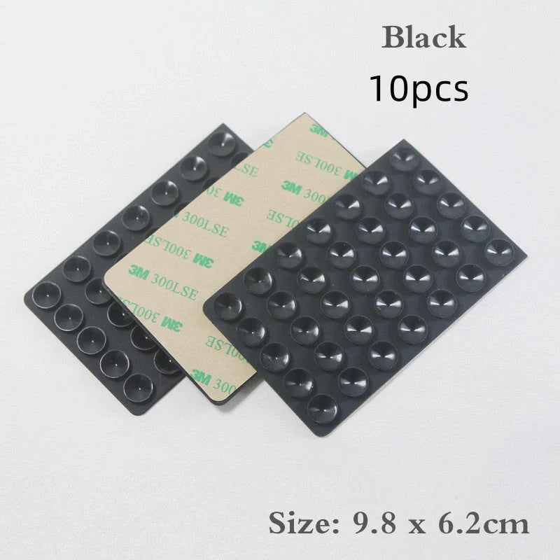 24 Grain Square Silicone Suction Cup for mobile phone and charging bank