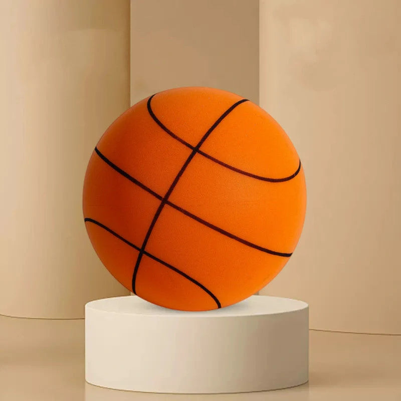 Silent High Density Foam Sports Ball in bright colours for indoor basketball games