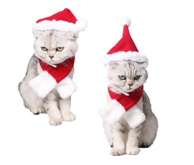 Adjustable Christmas pet hairband with elk antlers for dogs and cats