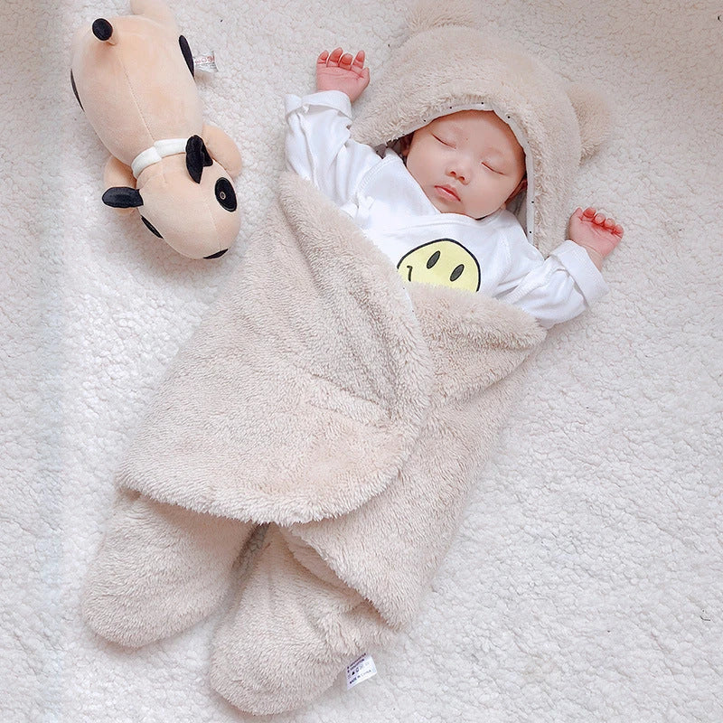 Cozy and soft baby sleeping bag in various colors for newborns and infants up to 9 months old