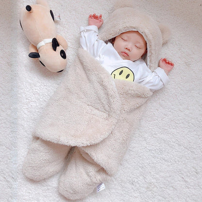 Cozy and soft baby sleeping bag in various colors for newborns and infants up to 9 months old