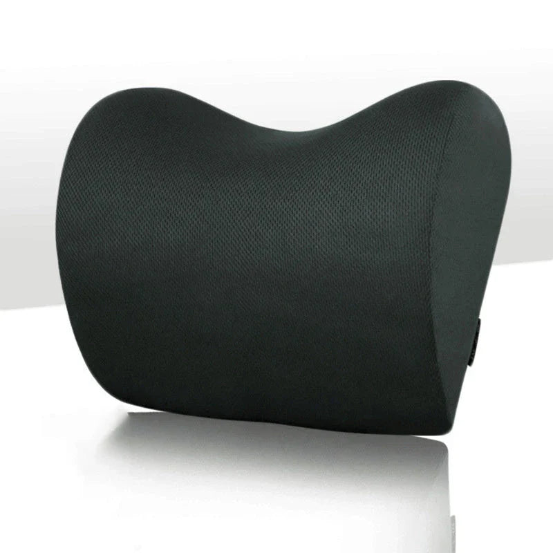 Cozy car headrest pillow made of memory foam with breathable fabric for comfortable, supported driving