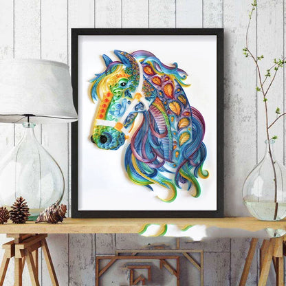 Elegant paper craft kits featuring a variety of designs like deer, tiger, wolf, fish, and more for home decor and gift-giving