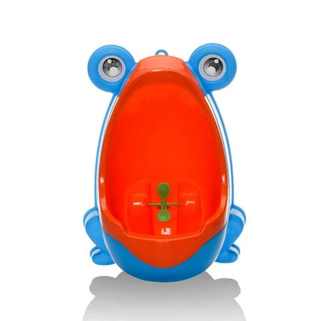 Ergonomic Frog Children Baby Potty Toilet in vibrant colors with adjustable height feature