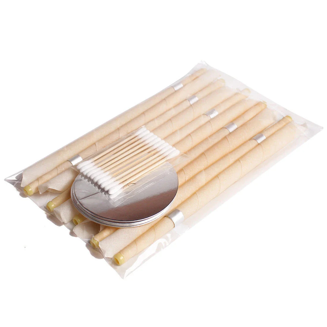 Premium beeswax ear candles for natural earwax removal, sinus relief, and relaxation