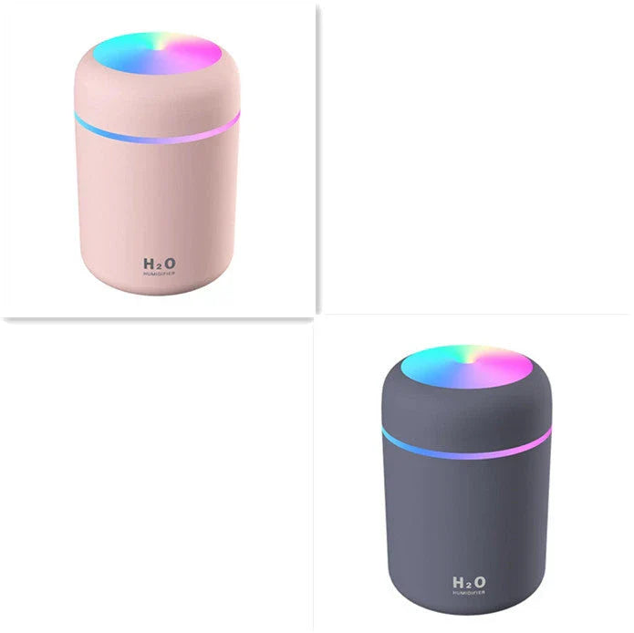 Mini USB Humidifier with Soothing Mist, Quiet Operation, and Automatic Shut-Off for Bedrooms