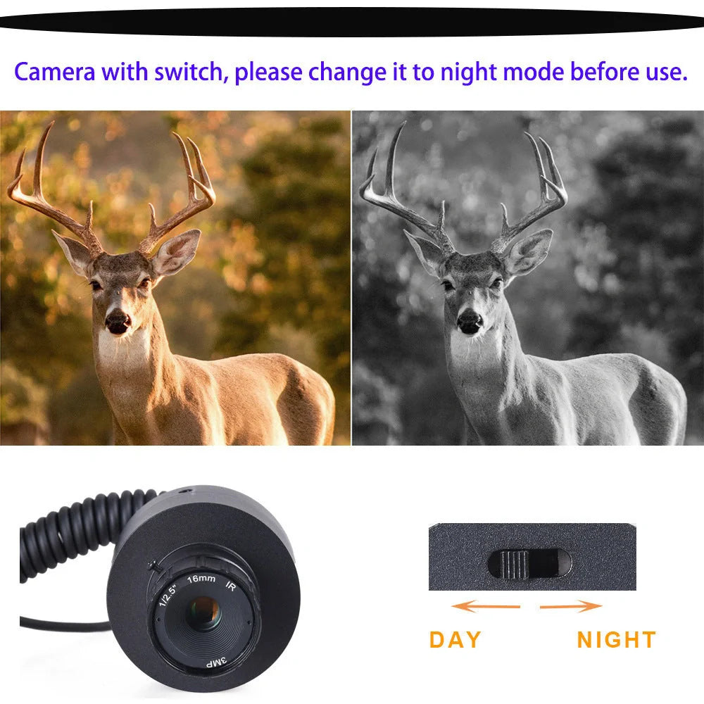 Home Fashion Infrared Night Vision Telescope with 4.3-inch display and 3MP camera
