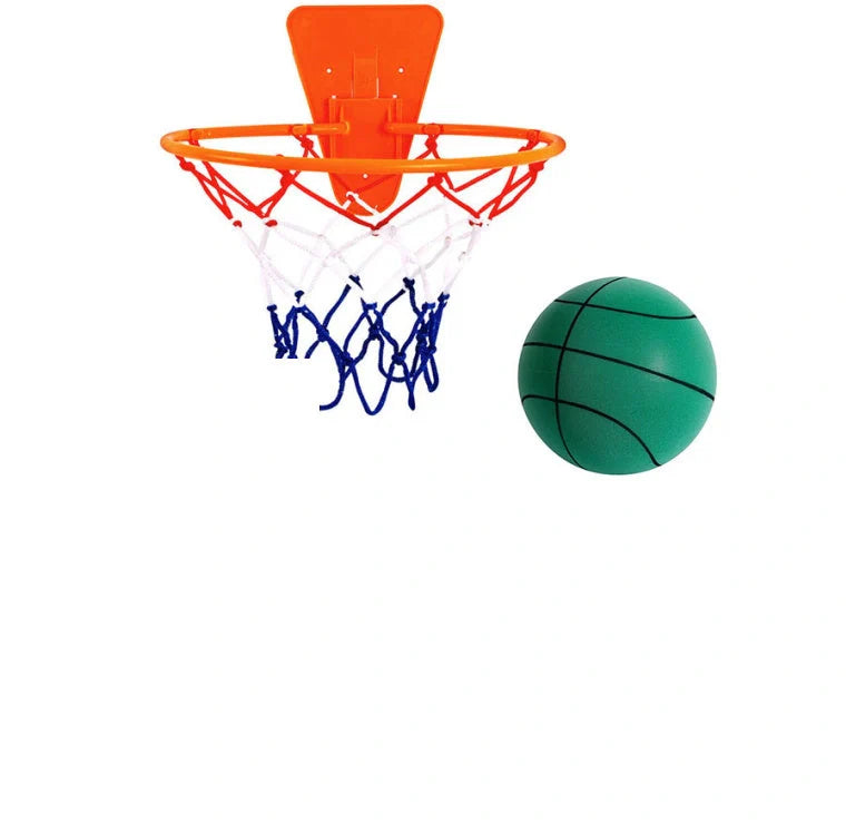 Silent High Density Foam Sports Ball in bright colours for indoor basketball games
