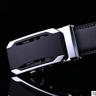 Premium leather automatic buckle belt in multiple styles and sizes
