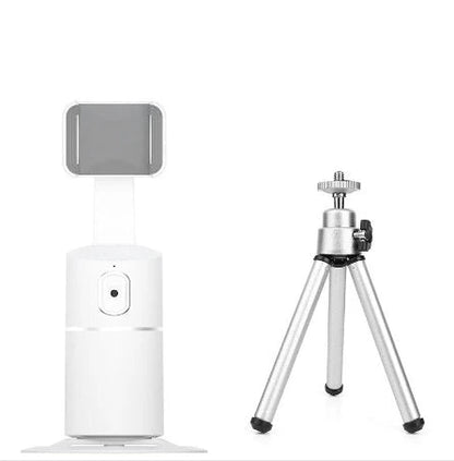 Flexible mini tripod stand for digital cameras and camcorders, with 360-degree swivel and 90-degree tilt for versatile positioning