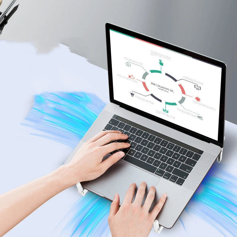 Portable slim smart laptop cooling pad with USB 3 fans for 17 inch laptops
