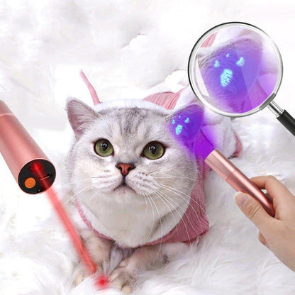 Compact UV cat ringworm detector with aluminium alloy construction and dual-function diagnostic capabilities