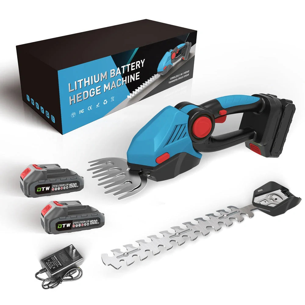 Wireless handheld electric hedge trimmer for easy garden maintenance