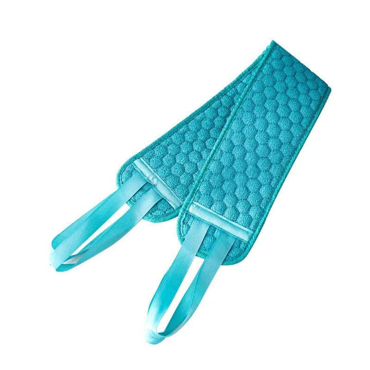 Exfoliating Bath Towel for Deep Cleansing - Premium Sponge Material, Coarse Sand Texture, Ergonomic Design, and Effective Exfoliation