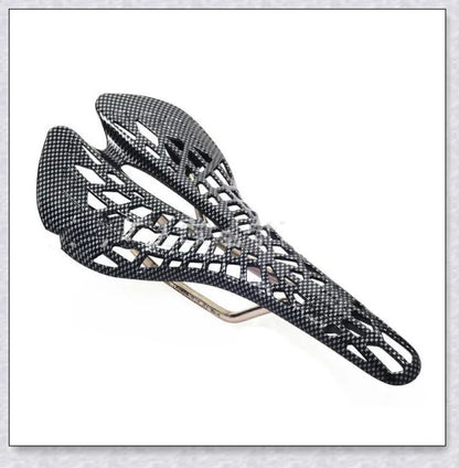 Inbuilt Saddle Suspension - Ergonomic bicycle seat with shock-absorbing design for comfortable cycling