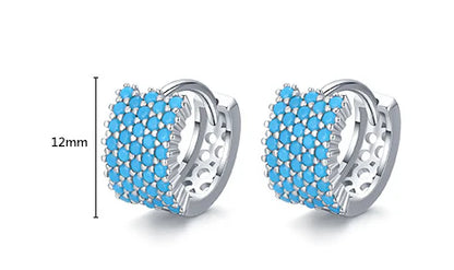 Elegant silver ear hoops with a simple and contemporary design for the stylish woman