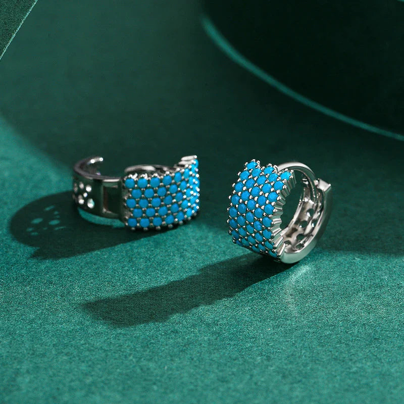 Elegant silver ear hoops with a simple and contemporary design for the stylish woman