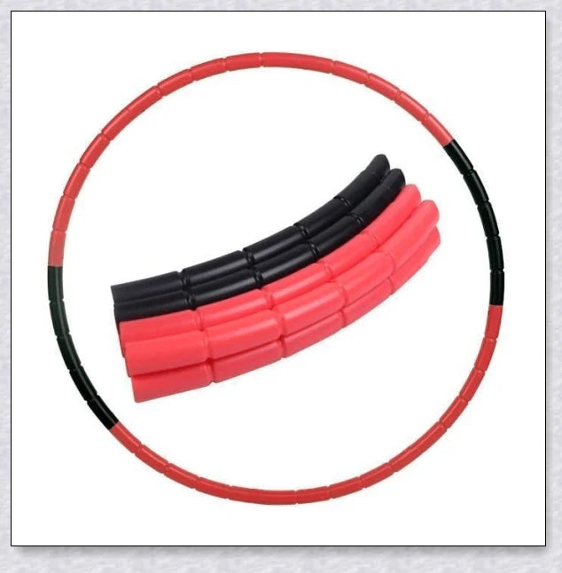 Premium weighted hula hoop designed for effective waist slimming and full-body toning