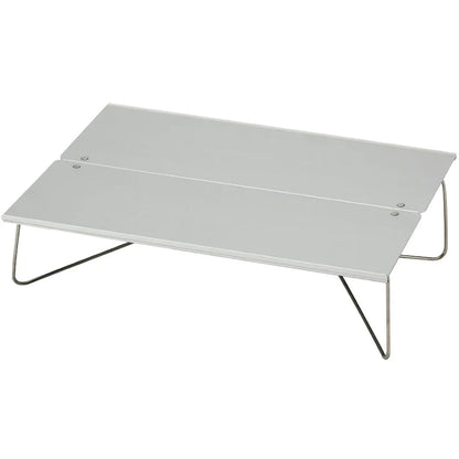 Lightweight and compact portable aluminium camping table for outdoor adventures