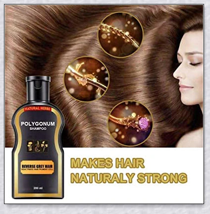 Grey Reverse Hair Darkening Shampoo - Restore natural hair colour and boost hair growth