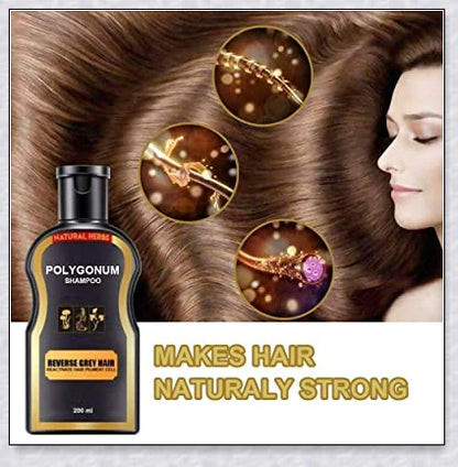 Grey Reverse Hair Darkening Shampoo - Restore natural hair colour and boost hair growth