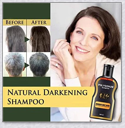 Grey Reverse Hair Darkening Shampoo - Restore natural hair colour and boost hair growth
