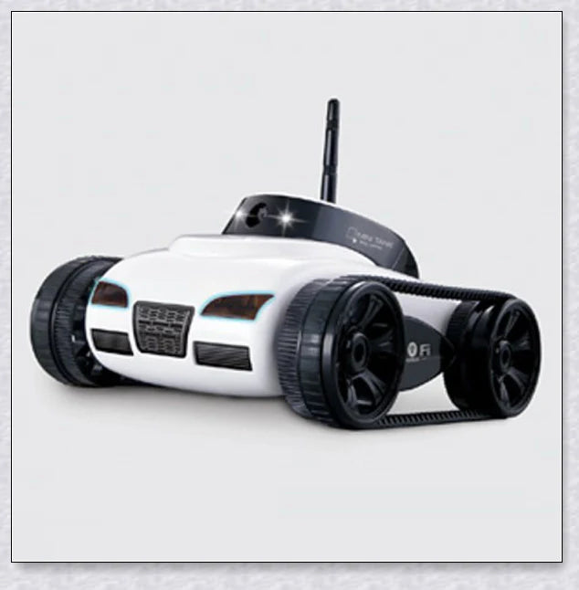 Mini Camera Remote Control Electric Tank Car with adjustable camera and mobile app control