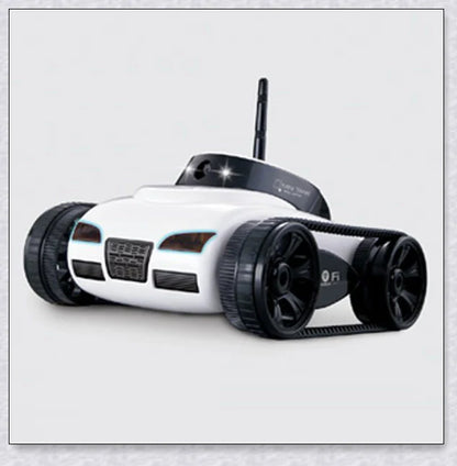 Mini Camera Remote Control Electric Tank Car with adjustable camera and mobile app control