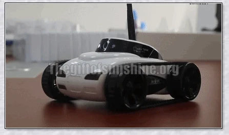 Mini Camera Remote Control Electric Tank Car with adjustable camera and mobile app control