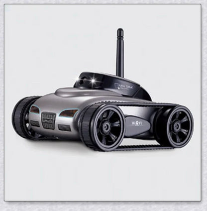 Mini Camera Remote Control Electric Tank Car with adjustable camera and mobile app control