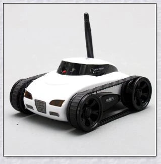 Mini Camera Remote Control Electric Tank Car with adjustable camera and mobile app control