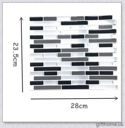 Premium Crystal Tile Self Adhesive 3D Wall Sticker for easy, mess-free wall transformation