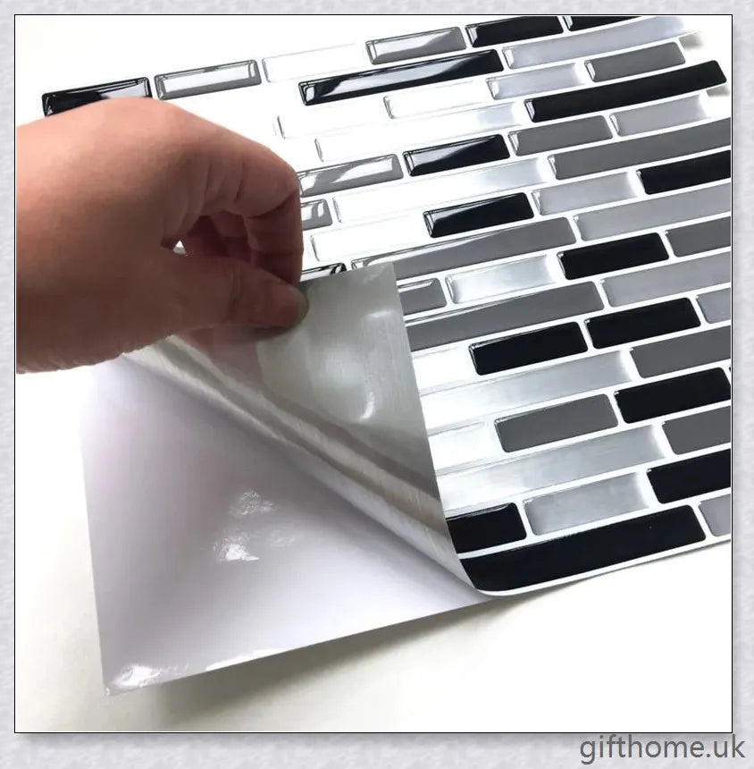 Premium Crystal Tile Self Adhesive 3D Wall Sticker for easy, mess-free wall transformation