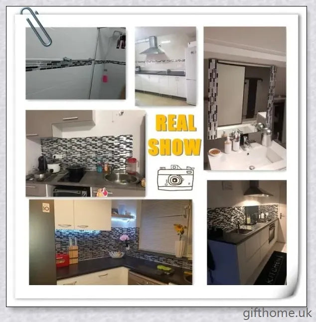 Premium Crystal Tile Self Adhesive 3D Wall Sticker for easy, mess-free wall transformation