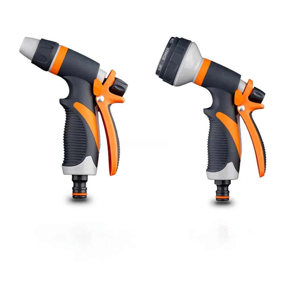 High-quality, durable spray nozzle with adjustable water pressure and versatile spray patterns for gardening and car washing needs