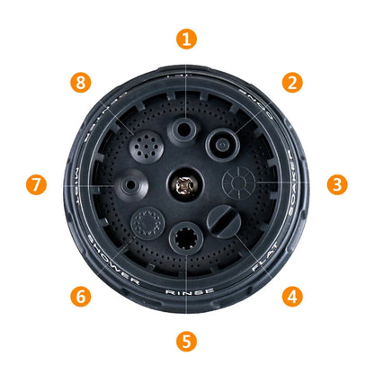 High-quality, durable spray nozzle with adjustable water pressure and versatile spray patterns for gardening and car washing needs