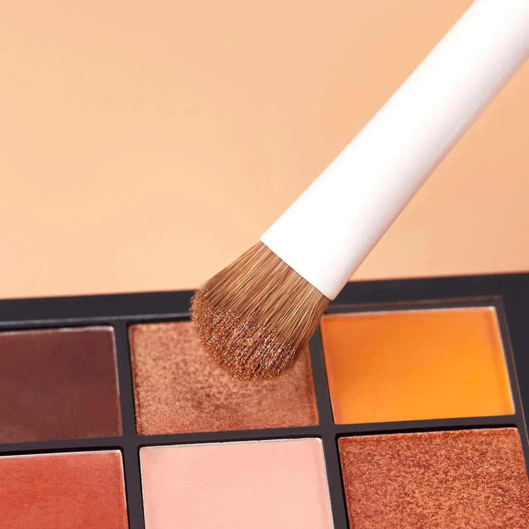 Luxury 14-Piece Vegan Makeup Brush Set with Natural Birch Wood Handles and Synthetic Bristles