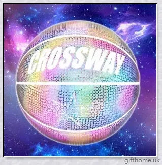 Milachic holographic basketball with reflective and glowing effects for eye-catching visuals and basketball showtime