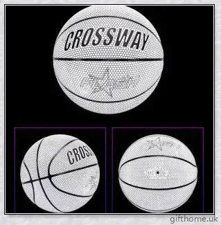 Milachic holographic basketball with reflective and glowing effects for eye-catching visuals and basketball showtime