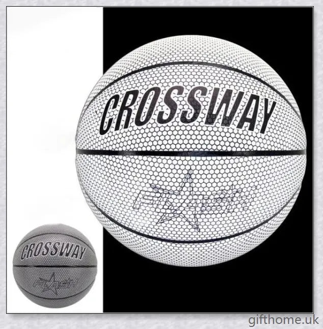 Milachic holographic basketball with reflective and glowing effects for eye-catching visuals and basketball showtime