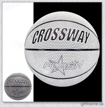 Milachic holographic basketball with reflective and glowing effects for eye-catching visuals and basketball showtime