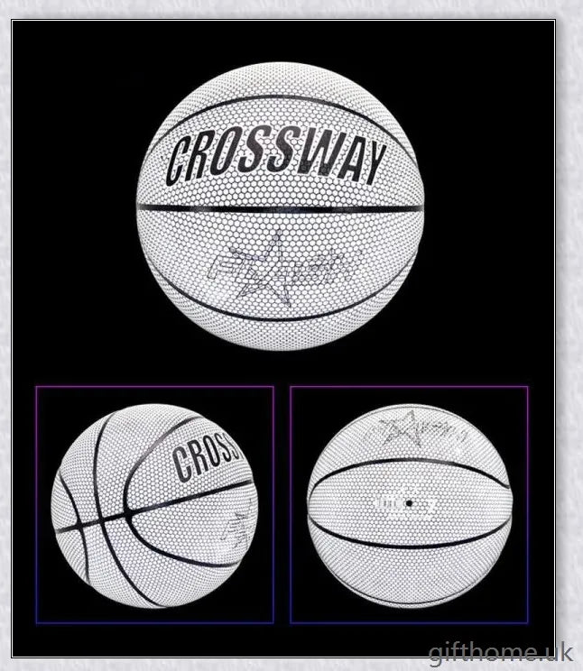 Milachic holographic basketball with reflective and glowing effects for eye-catching visuals and basketball showtime