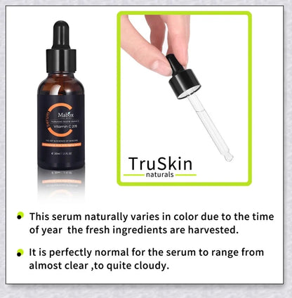Mabox Award Winning Acne Clarifying Serum with 20% Vitamin C, designed to reduce blemishes and promote a radiant, healthy complexion.