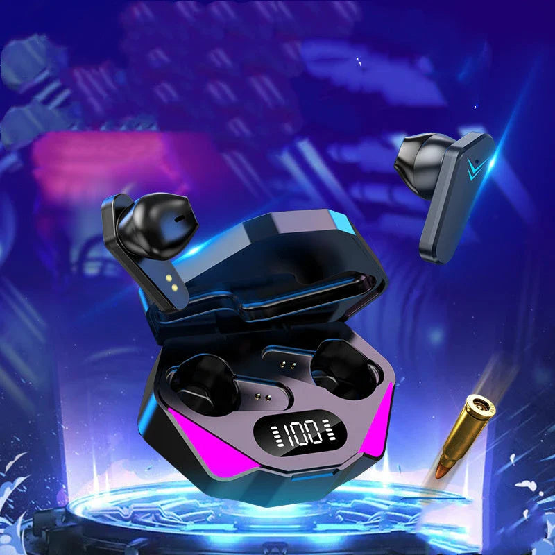 Premium wireless gaming headphones with noise cancellation and Bluetooth connectivity for immersive audio and clear team communication