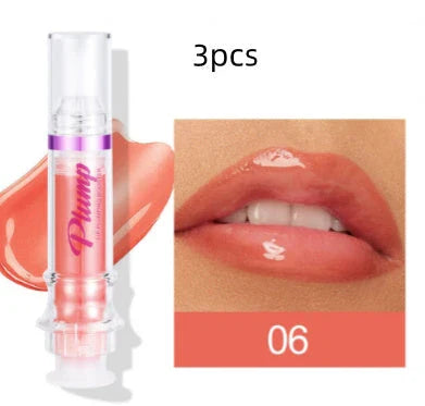 Glossy Luxury Lip Gloss in various shades with a mirror-like shine and hydrating formula