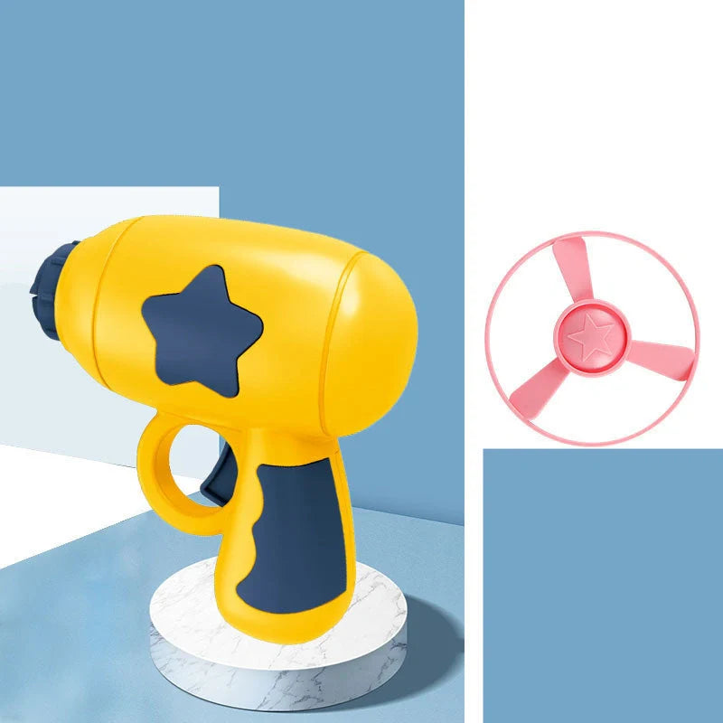 LED Light Pet Toy Set with flying saucer launcher and luminous discs