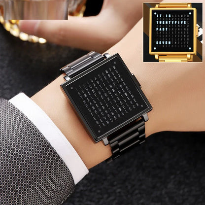 Rugged military-style wristwatch with stainless steel case and luminous hands for men and women in the UK