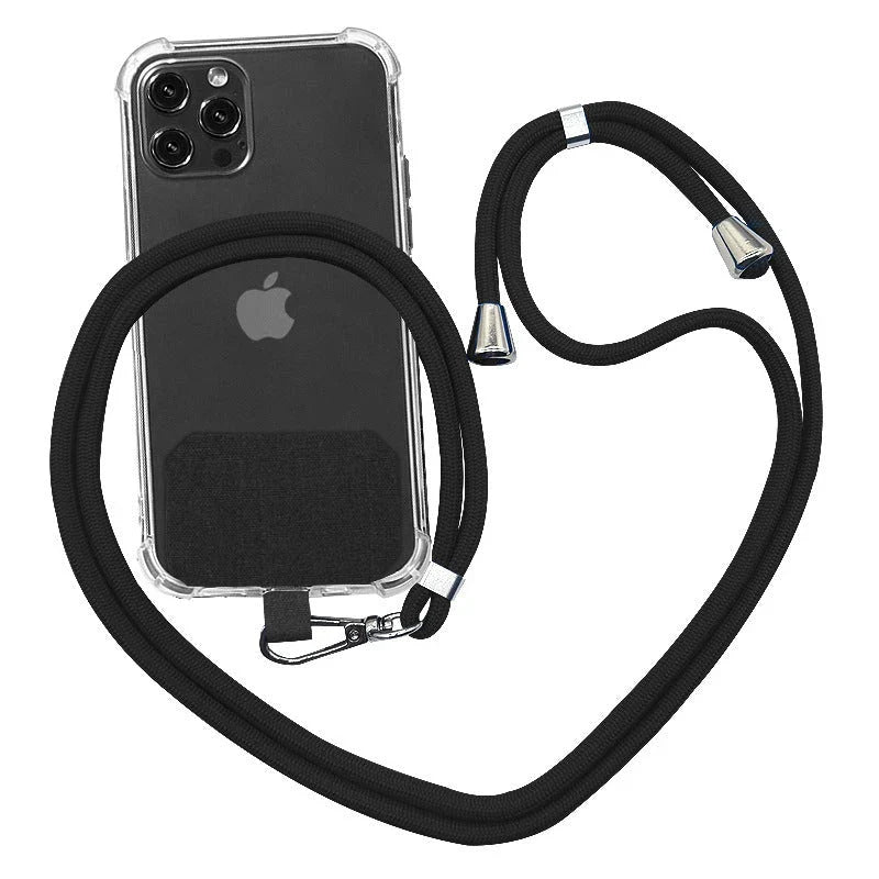 Secure and stylish phone lanyard with versatile wearing options, reinforced metal hardware, and durable, skin-friendly materials